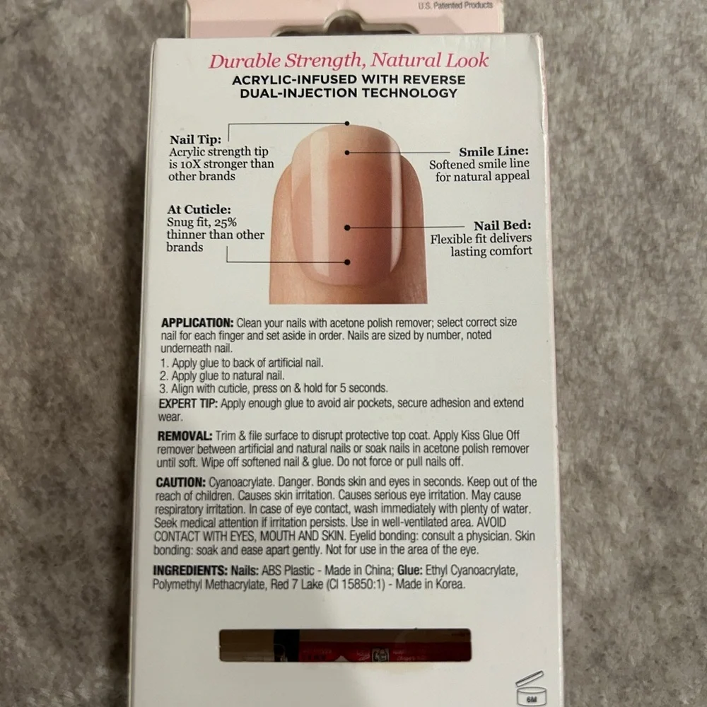 Kiss Acrylic Gel Press on Nails Bundle, short, medium & long artificial nails